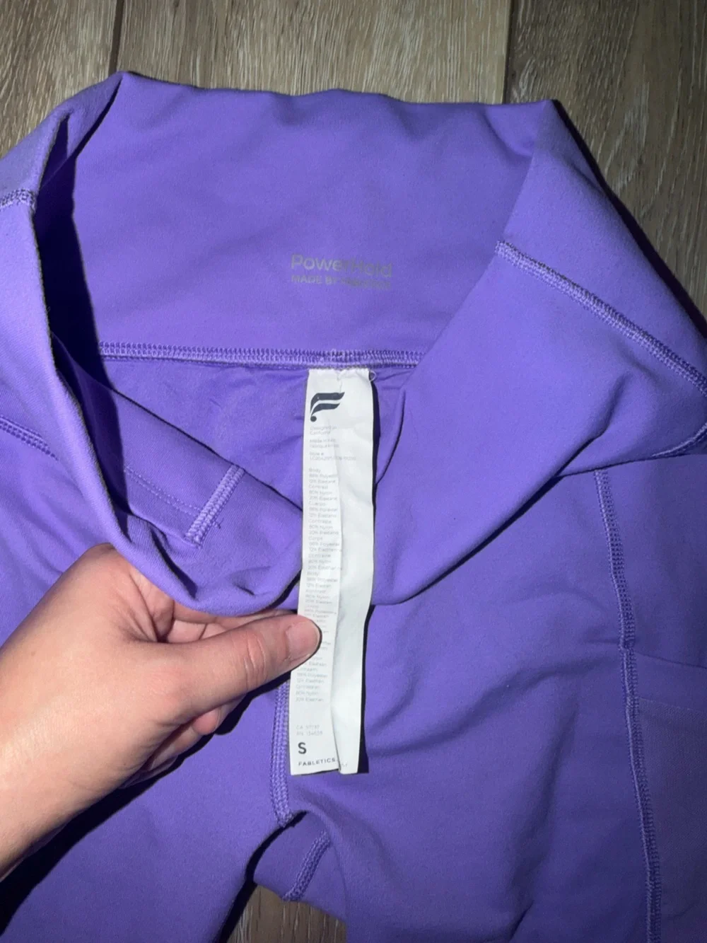 Fabletics Purple High-Waist Active Leggings